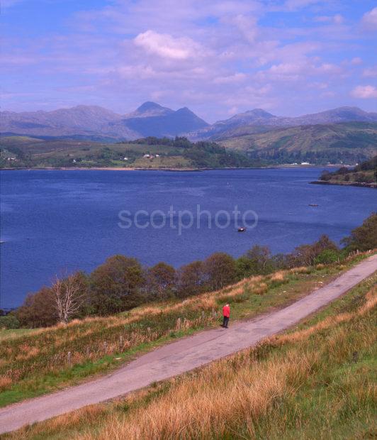 Summer Overlooking Loch Sunart North West Highlands