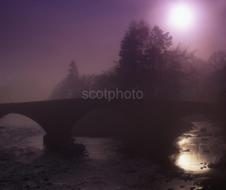 Old Bridge Over The River Awe Crunachy