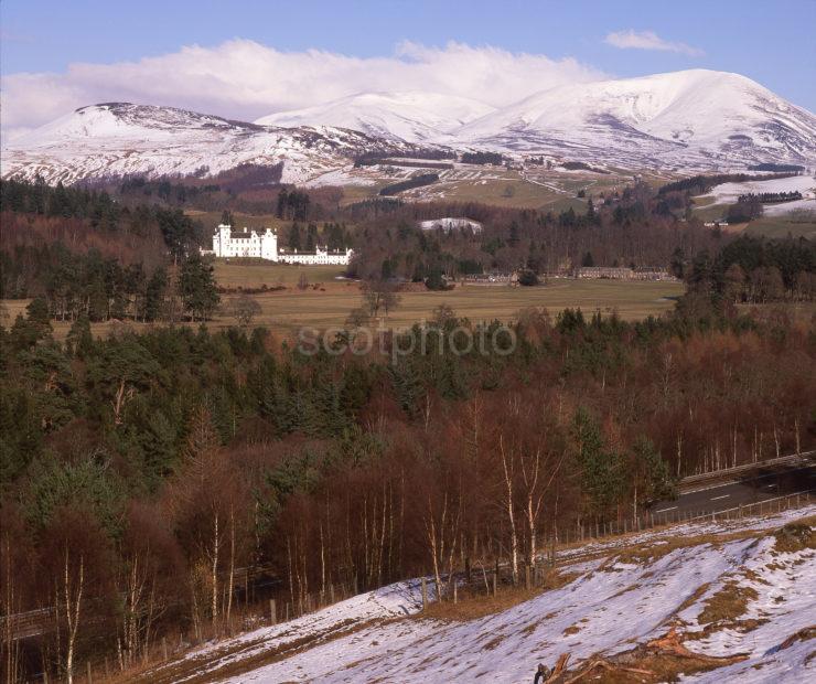 Blair Castle In Winter Perthshire