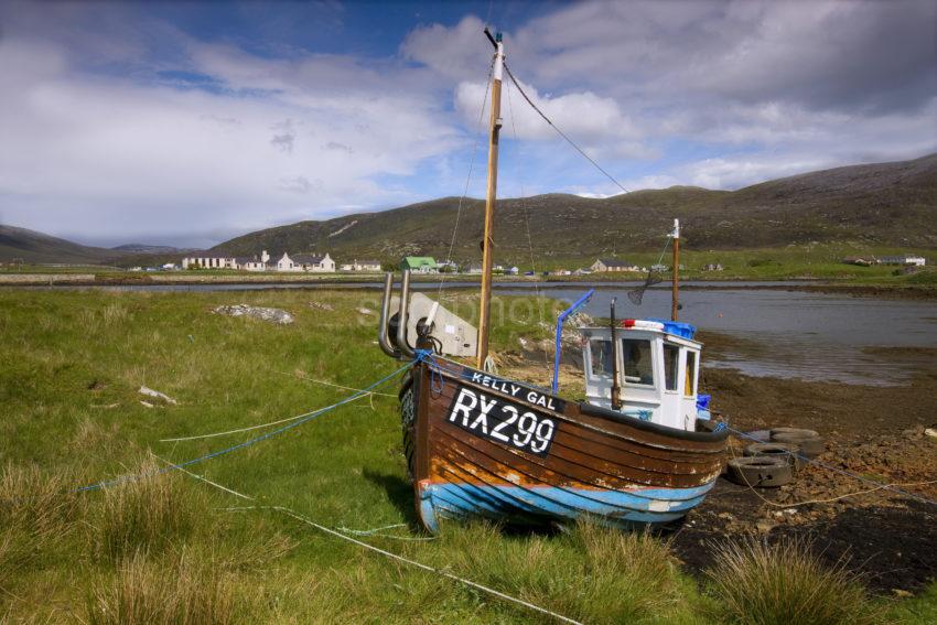 Roddy Beatons Boat At Leverborough South Harris