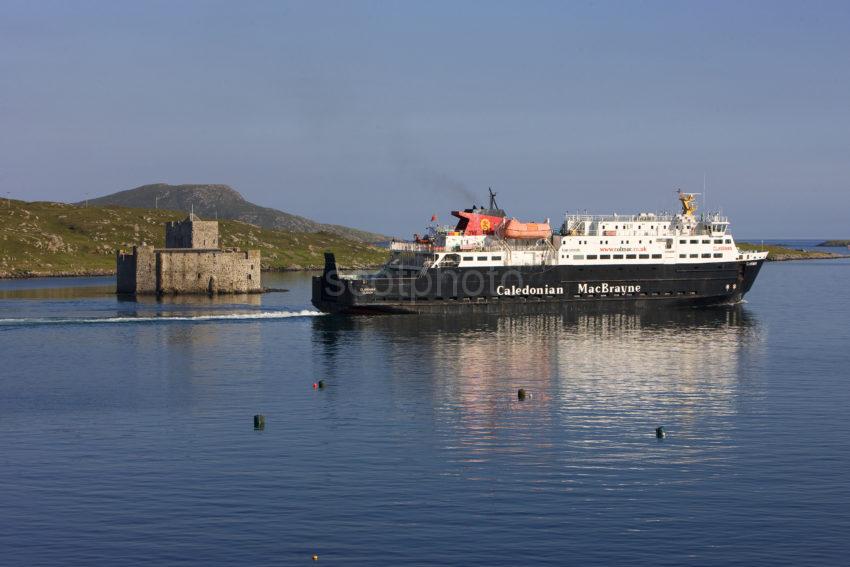 MV Clansman Departs Castlebay Barra