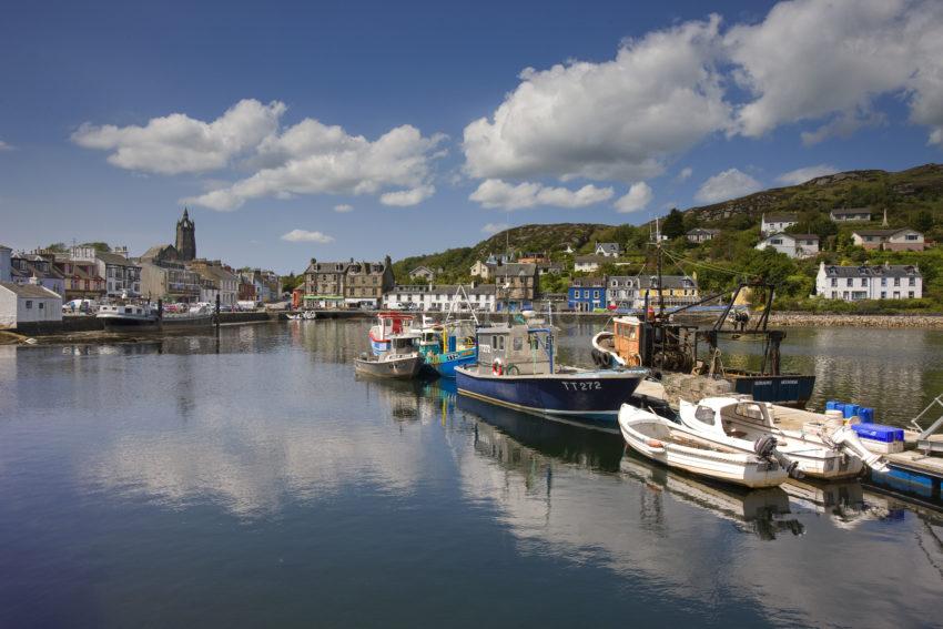 I5D0390 New View Of Tarbert Harbour Loch Fyne From Pier