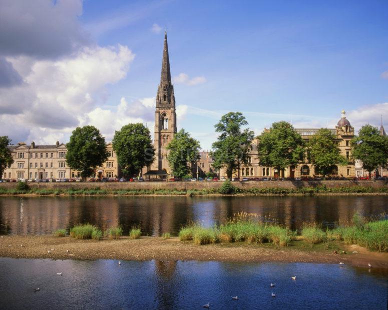 Perth From Across The River Tay