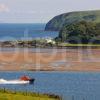 Campbeltown Lifeboat Enters Campbeltown Loch With Davaar Island