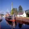 Puffer On Cal Canal At Laggan Locks