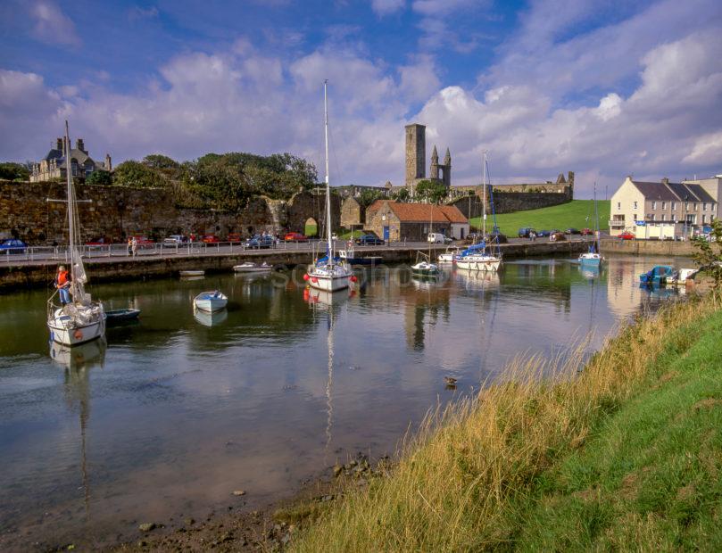 St Andrews And Cathedral From Harbour