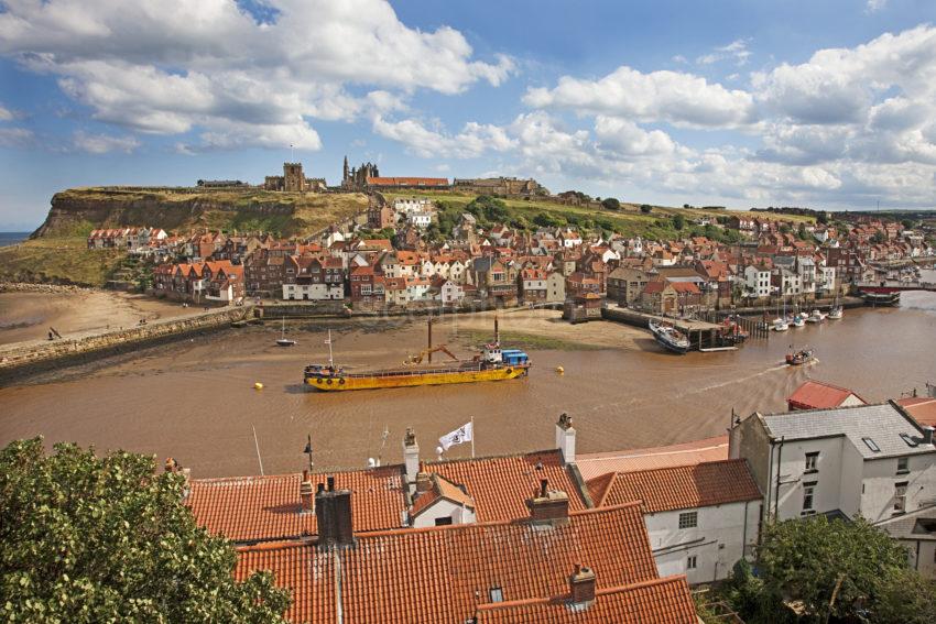 Whitby Town Church And Abbey