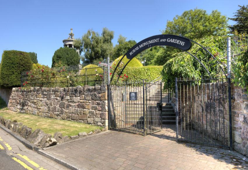 BURNS MONUMENT AND GARDEN ENTRANCE