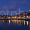 Panoramic Oban At Dusk From Rail Pier