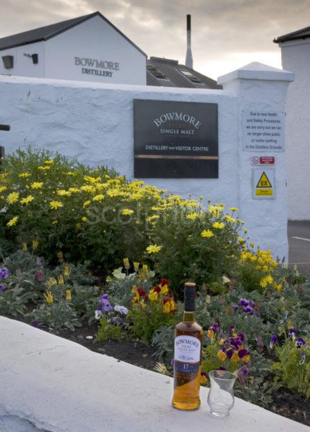 I5D0862 Bowmore Single Malt Outside Distillery Entrance