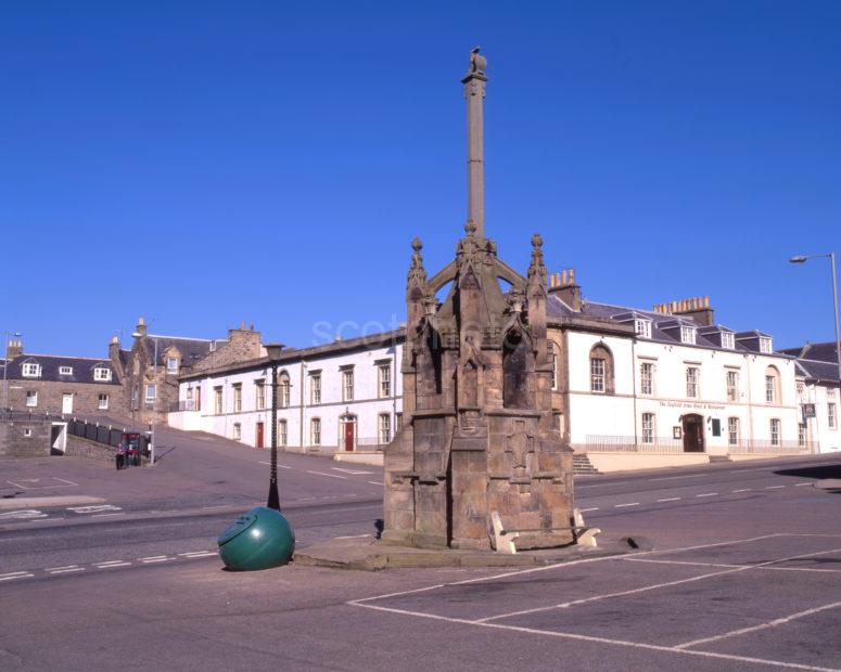 1695 Mercat Cross In Cullen Town Centre Moray Firth