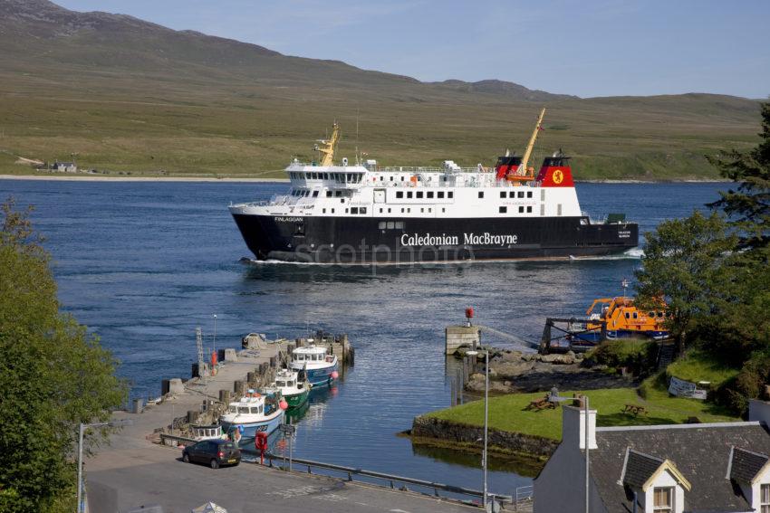 Finlaggan Arrives At Port Ascaig