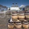 I5D0742 Ardbeg Distillery And Rows Of Barrels Islay