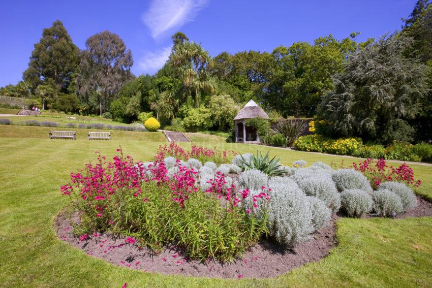 Colourful Walled Garden At Brodick Castle Arran