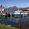 Panoramic Of Port Askaig With Finlaggan Departing