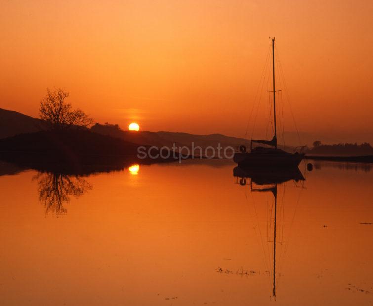 Sunset Loch Etive