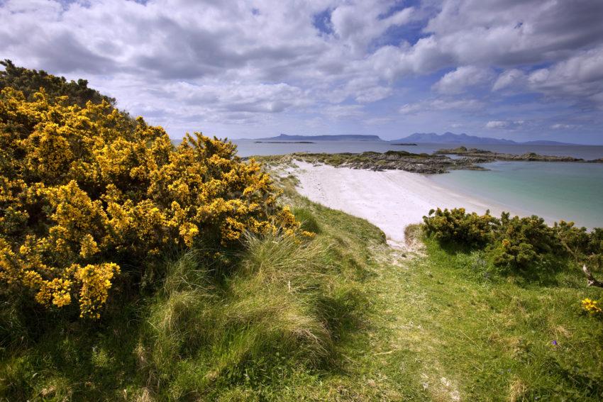 Towards Eigg And Rhum From Camus Darroch Morar