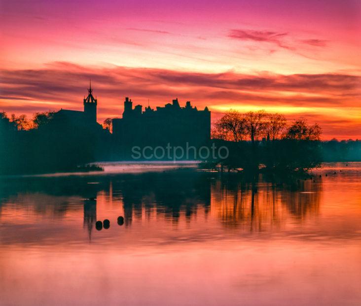 Linlithgow Palace Sunset West Lothian