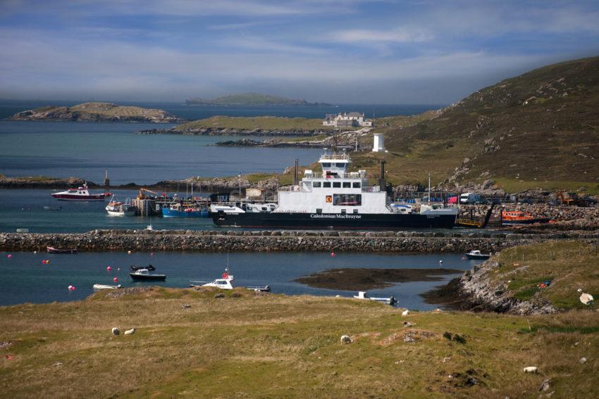 LOCH PORTAIN AT LEVERBURGH PIER S HARRIS