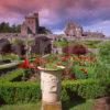 Summer Scene In Blair Drummond Castle Gardens Near Crieff Perthshire