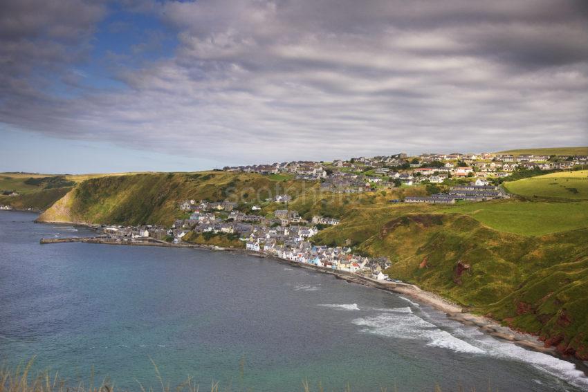 View Of Gardenstown From Church Ruins