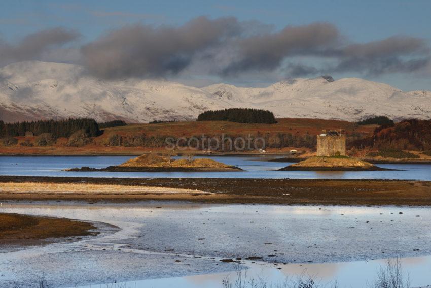 DSC 0326 Winter View Towards Castle Stalker And Morvern Hills Appin Argyll Web