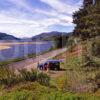 Tourist Admire The Views From Loch Laggan