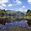 Spring Reflections In Lochan Glen Etive Amongst The Glencoe Hills Argyll