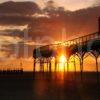 St Annes Pier At Sunset Lytham St Annes Lancs