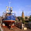 Fishing Boat On The Stocks At Girvan Ayrshire