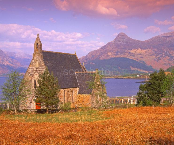 View From Ballachulish Church Towards The Pap Of Glencoe And Loch Leven Ballachulish West Highlands