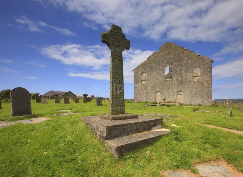 Kilchonan Cross And Church Islay