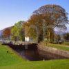 Autumn View Showing The Neptunes Staircase On The Caledonian Canal Corpach Fort William Lochaber