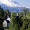 Snow Covered Bennevis From Spean Bridge Kirk Lochaber West Highlands