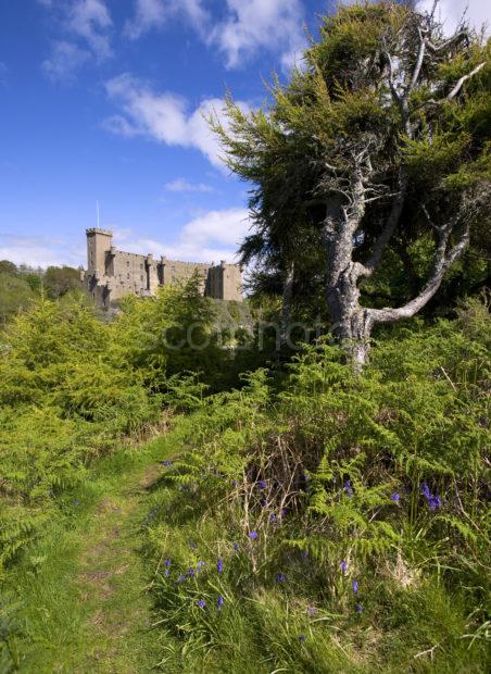 WY3Q8592 Unusual View Of Dunvegan Castle Skye