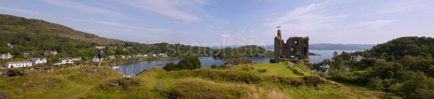 Untitled Panorama Of TARBERT CASTLE LOCH FYNE KINTYRE