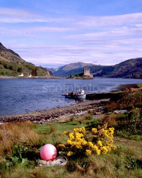 Eilean Donan Castle Loch Duich From West