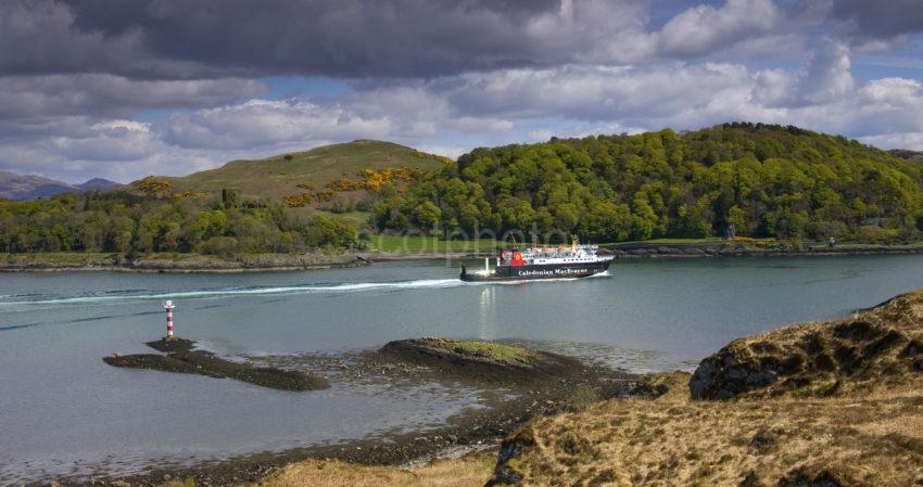 Lotti Passes North End Of Kerrera And Dunollie Castle