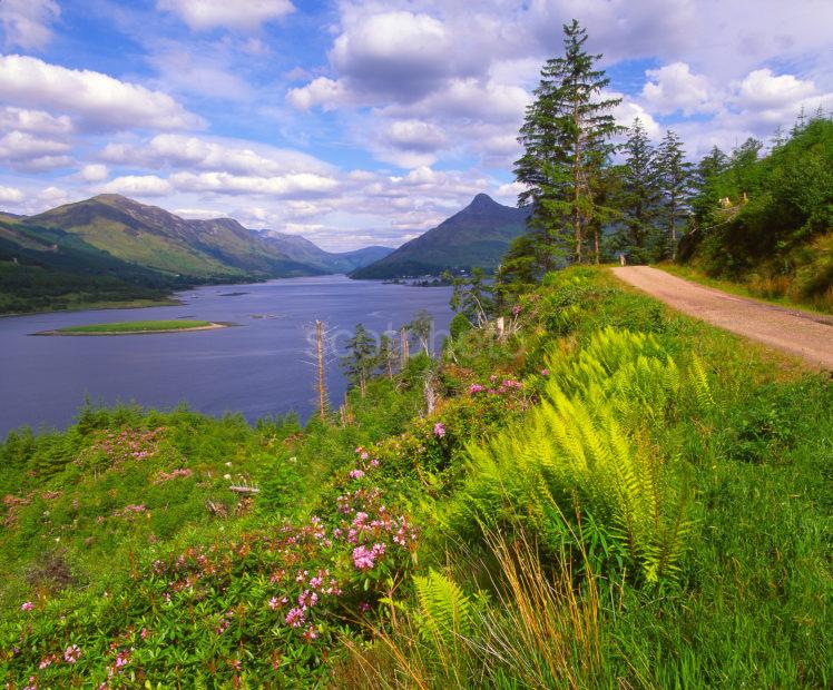 Summer View Towards The Pap Of Glencoe Ballachulish And Loch Leven As Seen From Glenachulish Forest Walk West Highlands