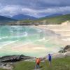 Beautiful Beaches Nr Luskentyre With The North Harris Hills Isle Of Harris