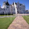 Blair Castle Frontage And Clock Tower Dukes Of Atholl Nr Blair Atholl Perthshire