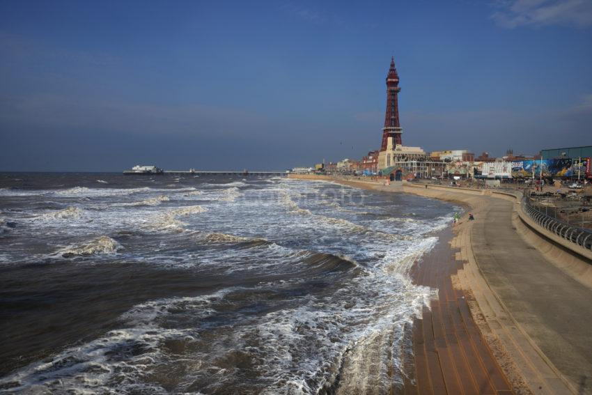 Blackpool On A Stormy Day 2011