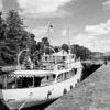 Luxury Cruiser At Gairlochy Locks South End Of Loch Lochy Great Glen