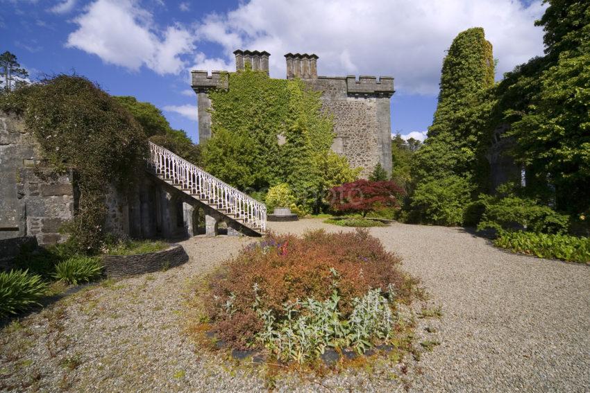 Inside Ruins Armadale Castle Skye