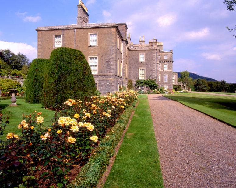 Bowhill House From Rose Garden Near Selkirk