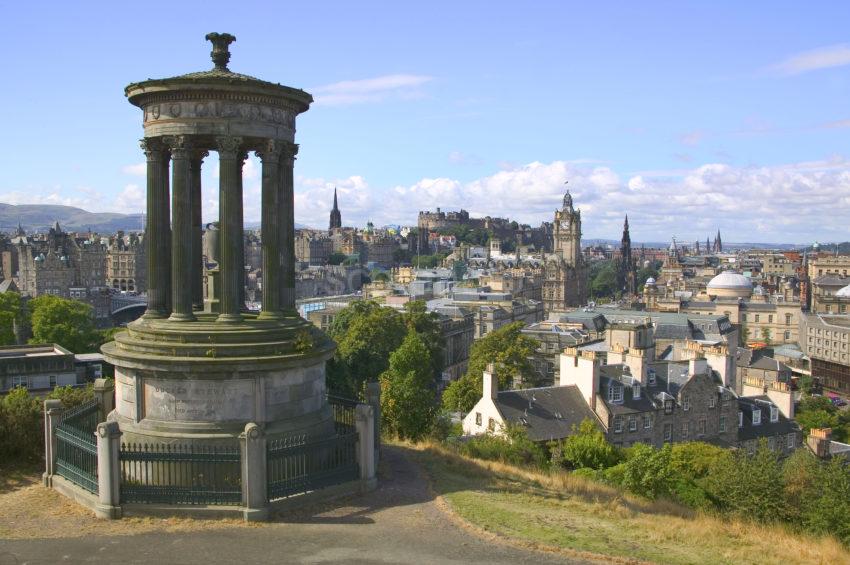 Edinburgh City From Calton Hill