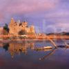 K284 Sunset Afterglow Kilchurn Castle Loch Awe