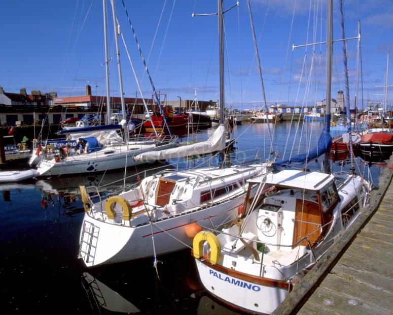 Yachts At The Pier In Girvan Harbour Girvan Ayrshire