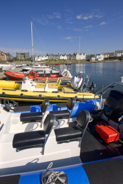 Portrait From Pontoons At Port Ellen