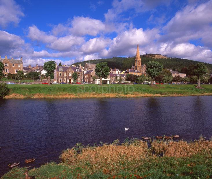 Peebles An Attractive Town On The North Bank Of The River Tweed Scottish Borders